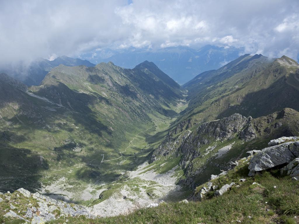 Val Cervia dalla vetta del Corno Stella