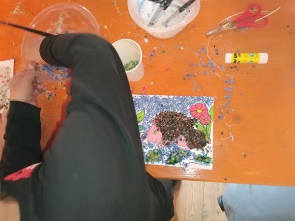 mosaico di semi